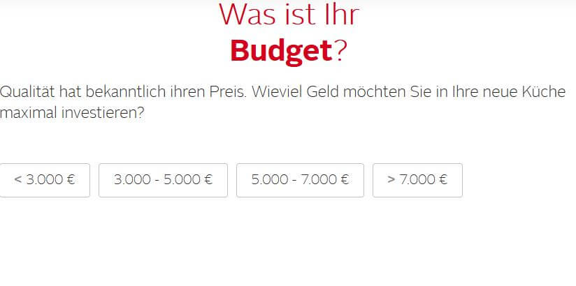 was kostet eine Küche bei Otto?